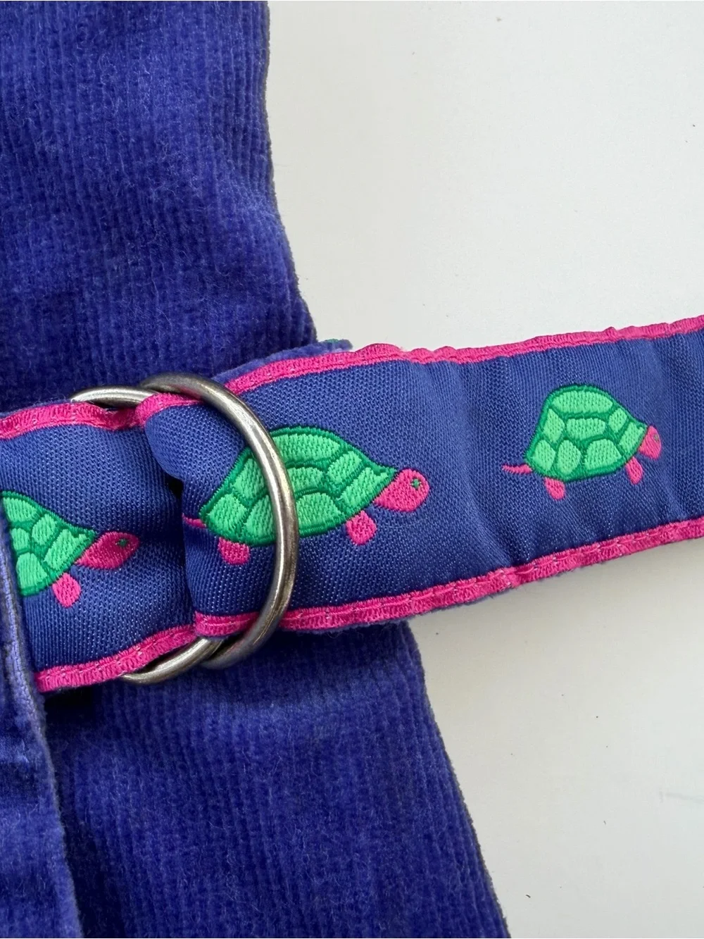 The Beaufort Bonnet Co Girls Size 7 Blue Corduroy Turtle Skort